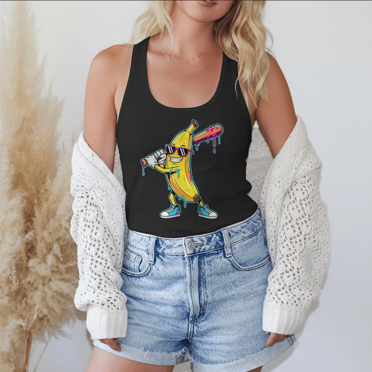 Banana Baseball Drip Kids Youth Boys Girls Flowy Tank Banana Baseball Drip Kids Youth Boys Girls Flowy Tank