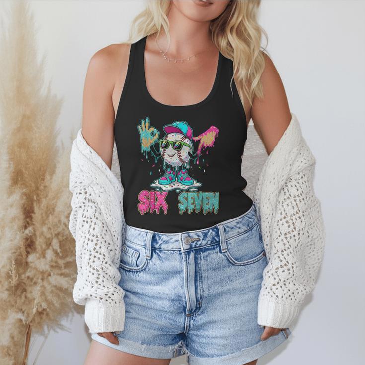 Baseball 67 Drip Six Seven Hand Signs Ice Cream Meme Flowy Tank Baseball 67 Drip Six Seven Hand Signs Ice Cream Meme Flowy Tank