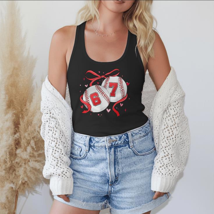Baseball 67 Six Seven Gen Alpha Meme Valentine's Day Flowy Tank Baseball 67 Six Seven Gen Alpha Meme Valentine's Day Flowy Tank
