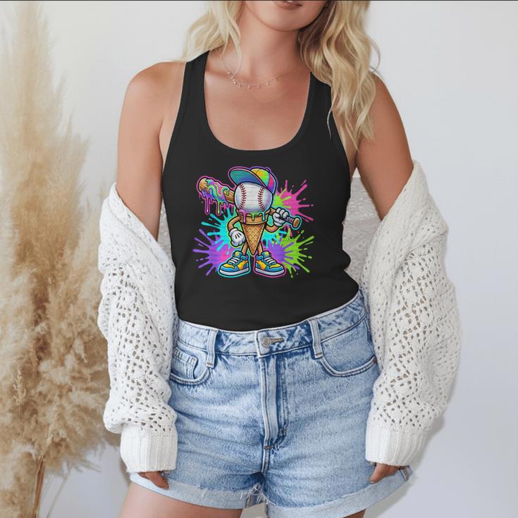 Baseball Boys Clothes For Boys Ice Cream Drip Baseball Stuff Flowy Tank Baseball Boys Clothes For Boys Ice Cream Drip Baseball Stuff Flowy Tank