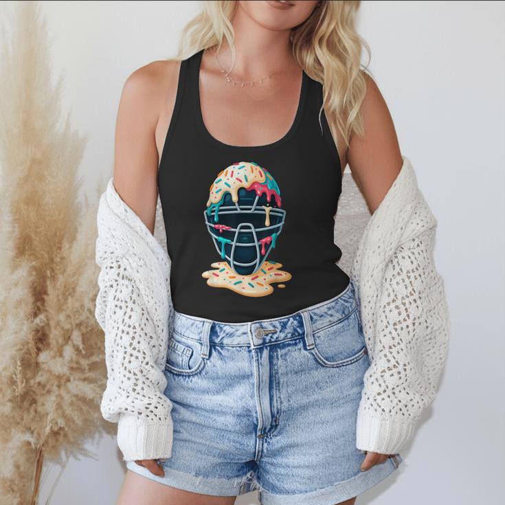 Baseball Catcher Mask Ice Cream Dripping Baseball Boy Youth Flowy Tank Baseball Catcher Mask Ice Cream Dripping Baseball Boy Youth Flowy Tank