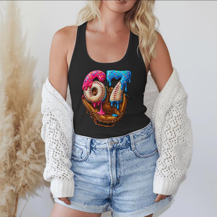 Baseball Drip Ice Cream Number 67 Player Or 67th Birthday Flowy Tank Baseball Drip Ice Cream Number 67 Player Or 67th Birthday Flowy Tank