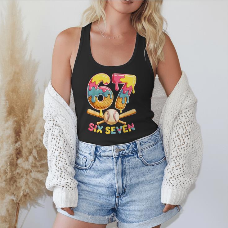 Baseball Drip Ice Cream Number 67 Player Lifestyle Flowy Tank Baseball Drip Ice Cream Number 67 Player Lifestyle Flowy Tank