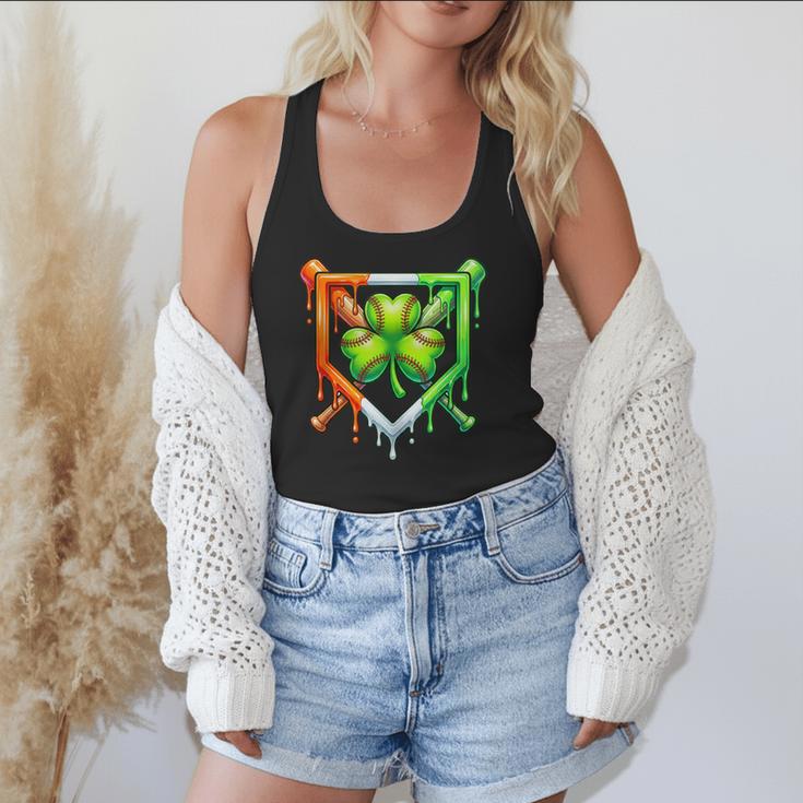 Baseball Drip Ice Cream St Patricks Day Shamrock Lucky Flowy Tank Baseball Drip Ice Cream St Patricks Day Shamrock Lucky Flowy Tank