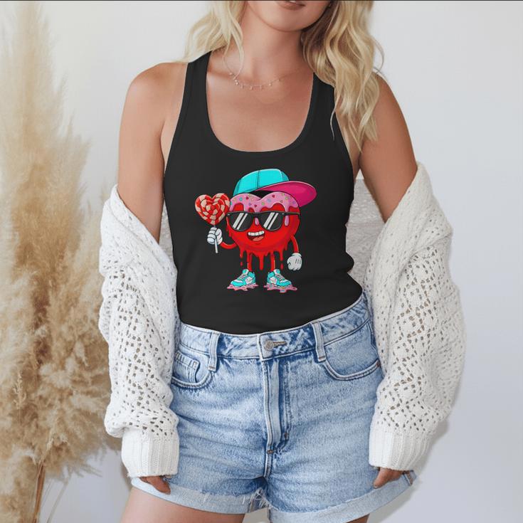 Baseball Drip Ice Cream Valentines Day Baseball Sport Boys Flowy Tank
