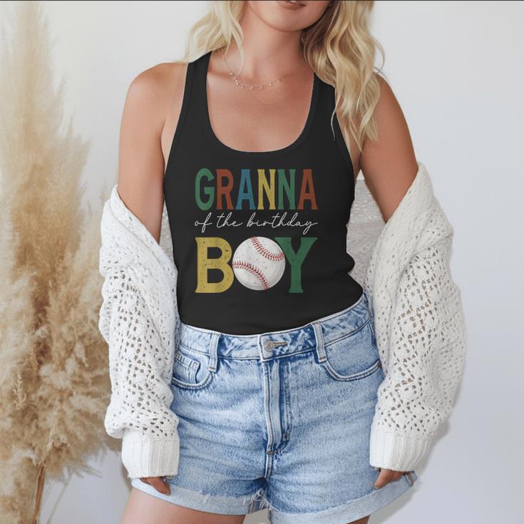Baseball Granna Of The Birthday Boy Family Matching Flowy Tank Baseball Granna Of The Birthday Boy Family Matching Flowy Tank