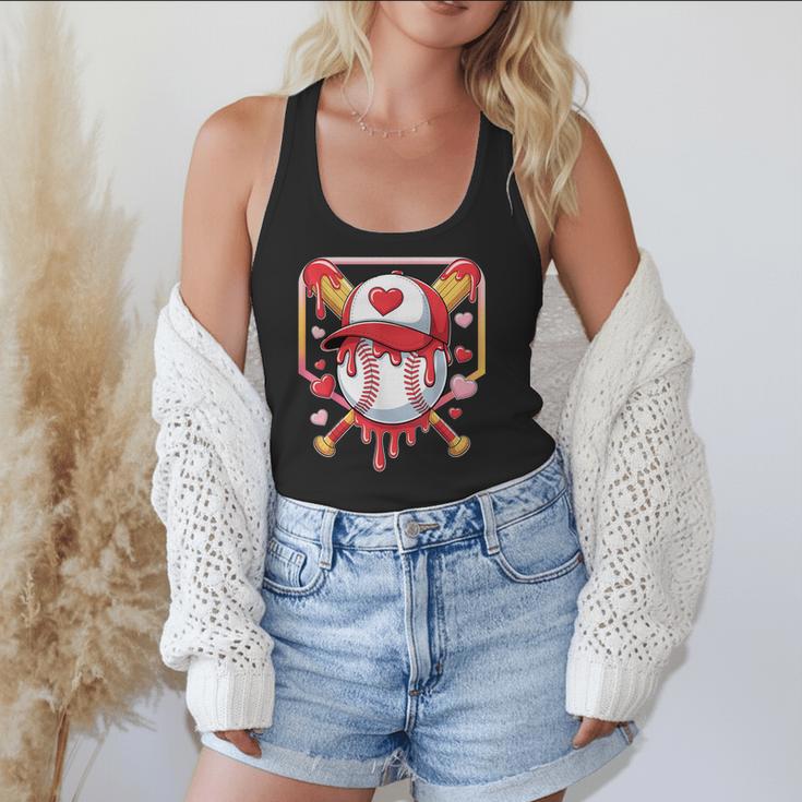 Baseball Heart Valentines Day Baseball Ice Cream Drip Boys Flowy Tank Baseball Heart Valentines Day Baseball Ice Cream Drip Boys Flowy Tank