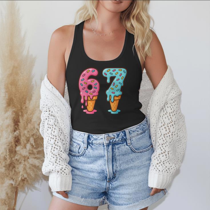 Baseball Ice Cream Drip 6 7 Kids 67 Birthday Flowy Tank Baseball Ice Cream Drip 6 7 Kids 67 Birthday Flowy Tank