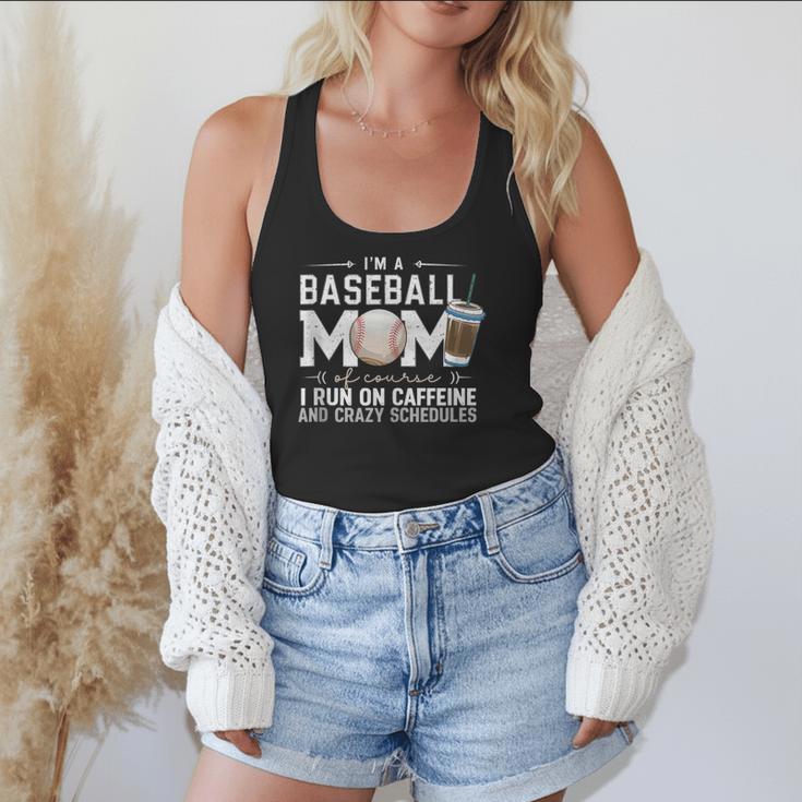 Baseball Mom Caffeine Fueled Game Day Essential Flowy Tank