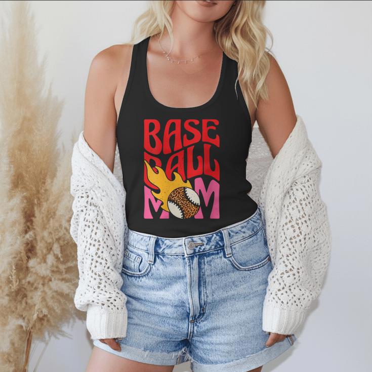 Baseball Mom Game Day Trendy Pink Leopard Mama Flowy Tank Baseball Mom Game Day Trendy Pink Leopard Mama Flowy Tank
