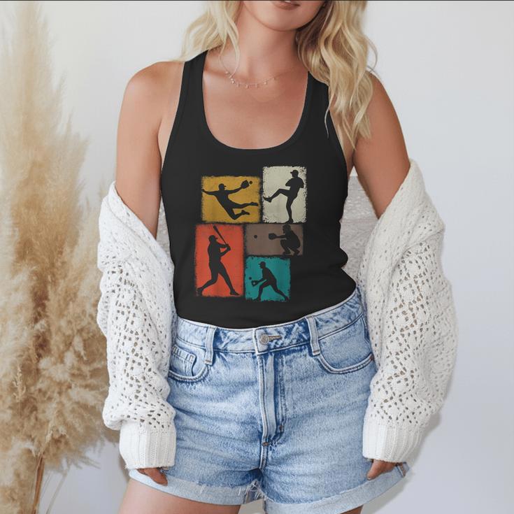 Baseball Player Collage Men Kids Coach Youth Boys Flowy Tank