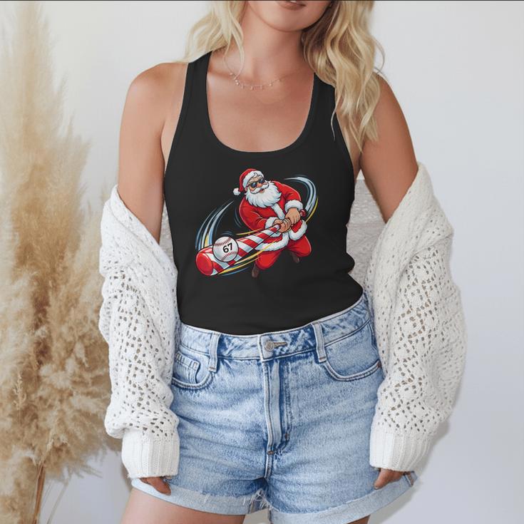 Baseball Santa 67 Christmas Xmas Pajamas Boys Flowy Tank