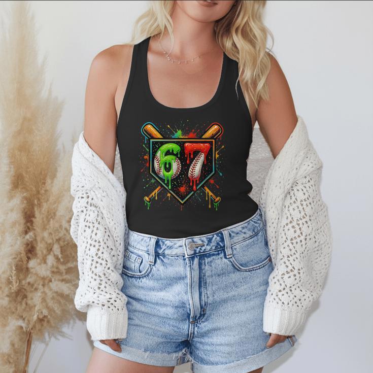 Baseball Six Seven 67 Meme Ice Cream Drip Xmas Women Men Flowy Tank Baseball Six Seven 67 Meme Ice Cream Drip Xmas Women Men Flowy Tank