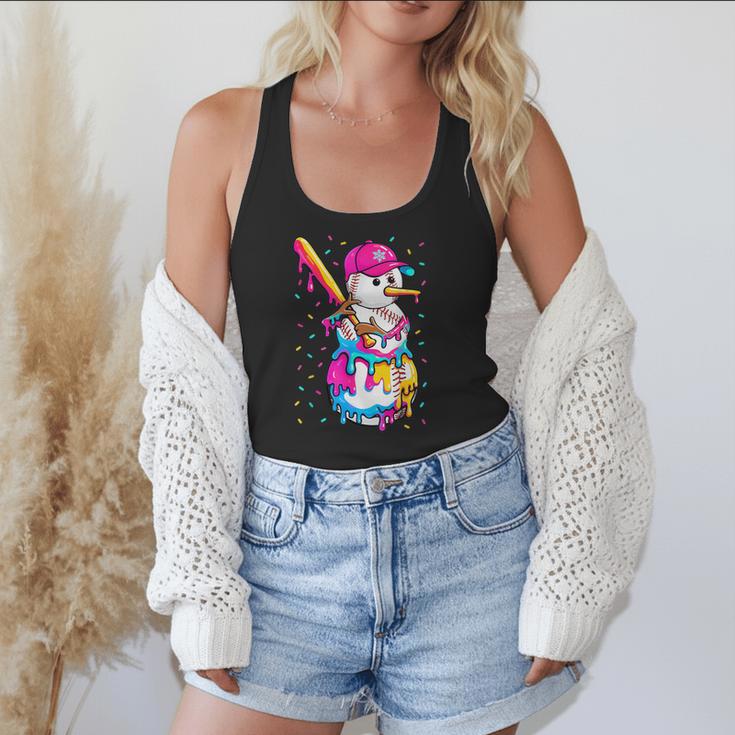 Baseball Snowman Drip Christmas Baseball Boys Men Kids Flowy Tank Baseball Snowman Drip Christmas Baseball Boys Men Kids Flowy Tank