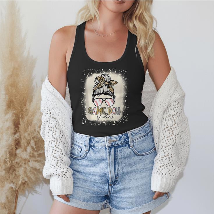 Bleached Messy Bun Game Day Vibes Baseball Mom Game Day Flowy Tank Bleached Messy Bun Game Day Vibes Baseball Mom Game Day Flowy Tank
