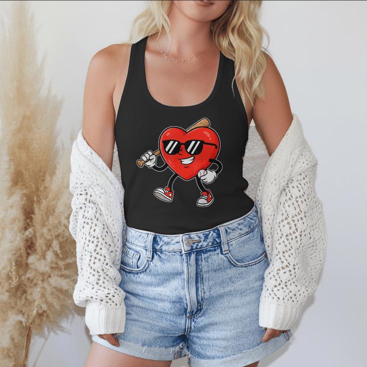 Boy Valentines Day Heart Love Baseball Boys Men Kids Flowy Tank Boy Valentines Day Heart Love Baseball Boys Men Kids Flowy Tank