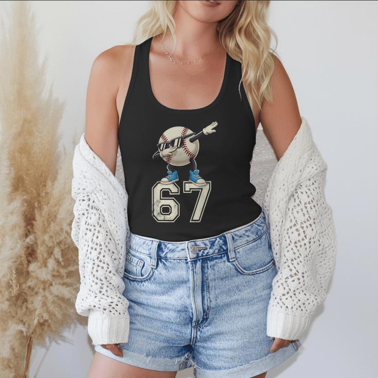 Boys Kids 67 Six Seven Sunglasses Dabbing Baseball Lover Flowy Tank