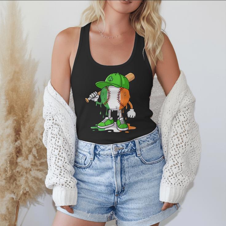 Boys St Patricks Day Kids Baseball Player Ice Cream Drip Flowy Tank Boys St Patricks Day Kids Baseball Player Ice Cream Drip Flowy Tank