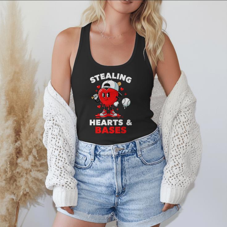 Boys Valentines Baseball Drip Icecream Stealing Hearts Kids Flowy Tank