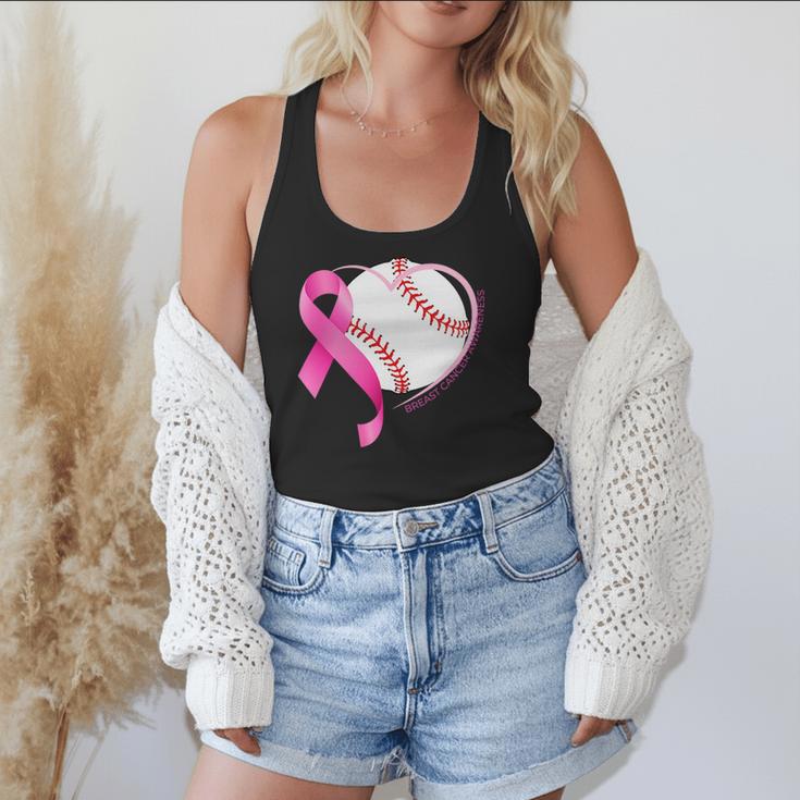 Breast Cancer Awareness Baseball Mom Flowy Tank Breast Cancer Awareness Baseball Mom Flowy Tank