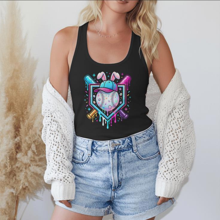 Bunny Baseball Hat With Ice Cream Easter Day Boys Kids Girls Flowy Tank Bunny Baseball Hat With Ice Cream Easter Day Boys Kids Girls Flowy Tank