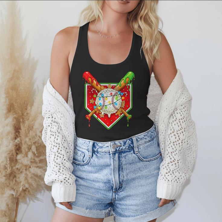 Christmas Baseball Ice Cream Drip Men Women Kids Flowy Tank Christmas Baseball Ice Cream Drip Men Women Kids Flowy Tank