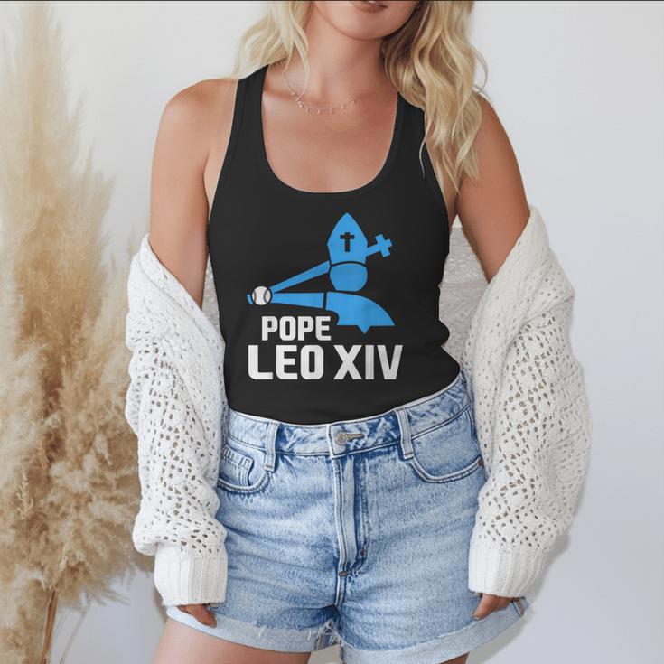 Da Pope Leo XIV Baseball Flowy Tank Da Pope Leo XIV Baseball Flowy Tank