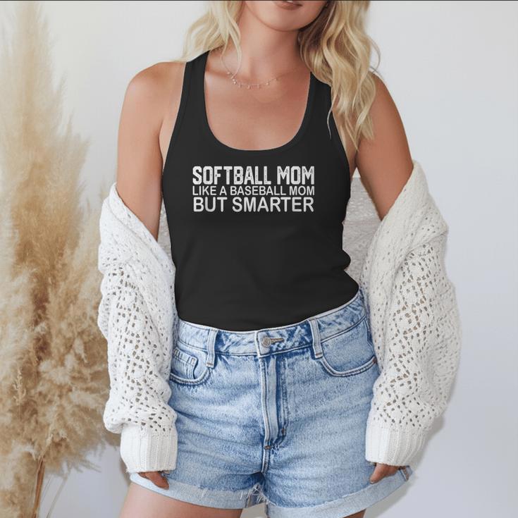 FUNNY Softball Mom Like A Baseball Mom But Smarter Flowy Tank FUNNY Softball Mom Like A Baseball Mom But Smarter Flowy Tank