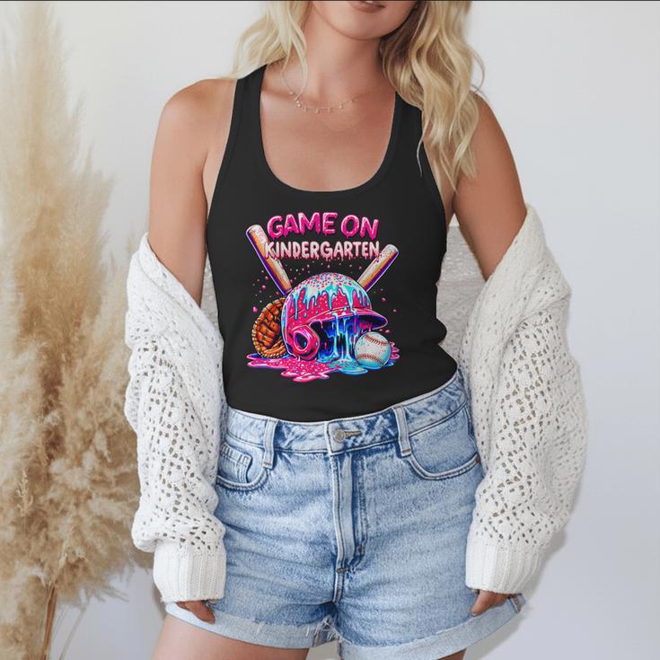 Game Kindergarten Baseball Ice Cream Drip On Back To School Flowy Tank