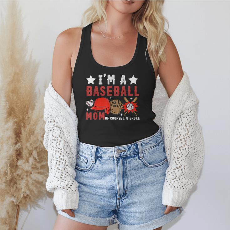 I'm A Baseball Mom Of Course I'm Broke Flowy Tank
