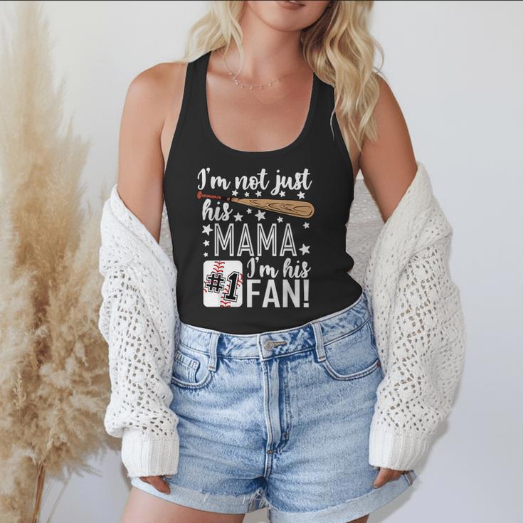I'm Not Just His Mama I'm His 1 Fan Baseball Mom Flowy Tank I'm Not Just His Mama I'm His 1 Fan Baseball Mom Flowy Tank