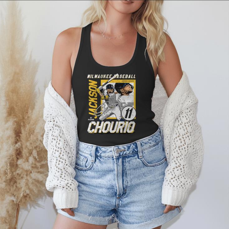 Jackson Chourio Milwaukee MLB Baseball Player MLBJCH203M Flowy Tank