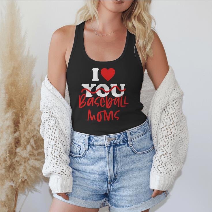 I Love Baseball Moms Flowy Tank