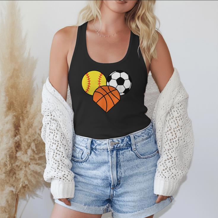 Mom Sports Heart Soccer Basketball Baseball Softball Flowy Tank Mom Sports Heart Soccer Basketball Baseball Softball Flowy Tank