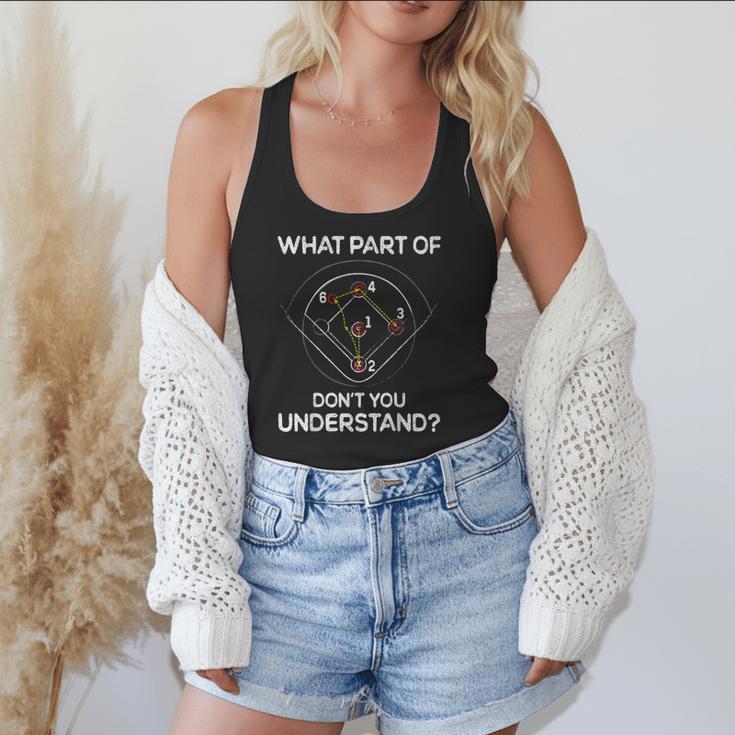 What Part Of Dont You Understand 6432 Baseball Flowy Tank What Part Of Dont You Understand 6432 Baseball Flowy Tank