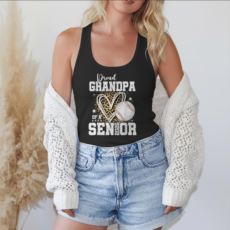 Proud Grandpa Of A 2026 Senior Baseball Graduation Leopard Flowy Tank