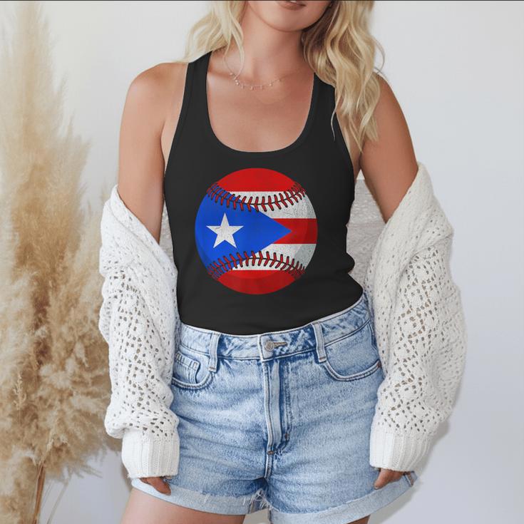 Puerto Rico Baseball Flag Boricua Beisbol Fan Gear Flowy Tank Puerto Rico Baseball Flag Boricua Beisbol Fan Gear Flowy Tank