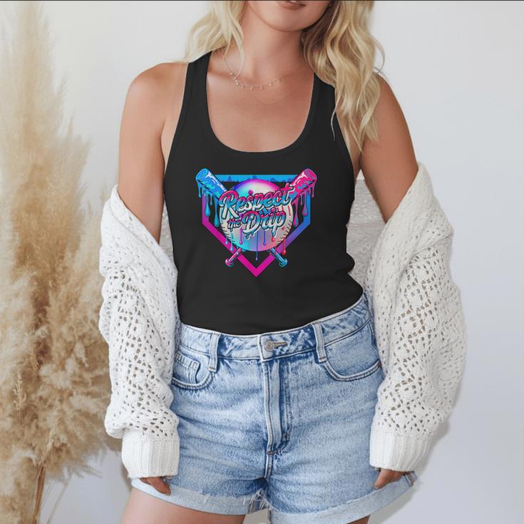 Respect The Drip Baseball Ice Cream For Kids Boys Youth Flowy Tank Respect The Drip Baseball Ice Cream For Kids Boys Youth Flowy Tank