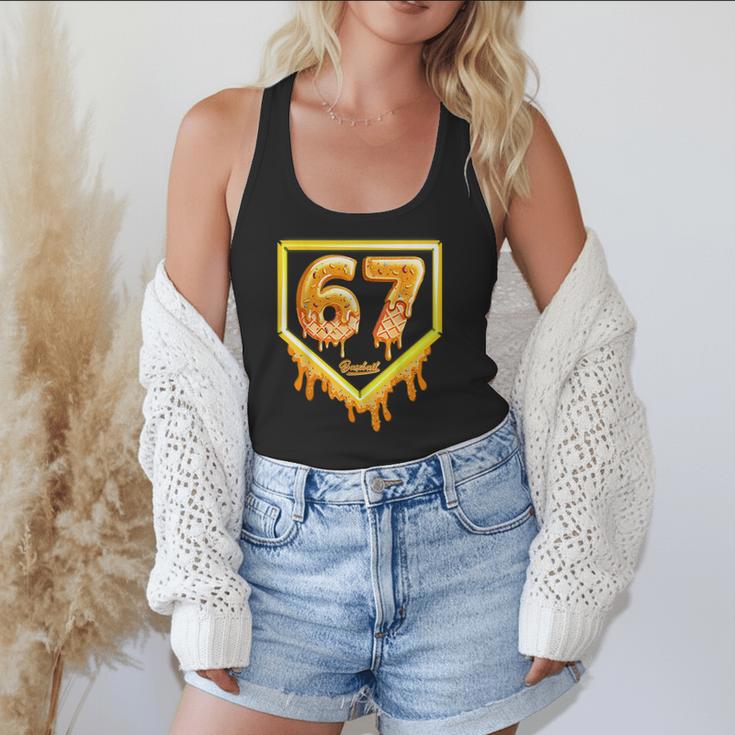 Six Seven 67 Meme Gen Alpha Slang Baseball 101 Flowy Tank Six Seven 67 Meme Gen Alpha Slang Baseball 101 Flowy Tank