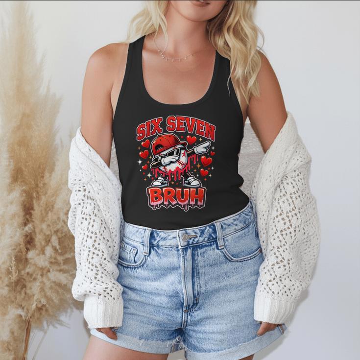 Six Seven Bruh Baseball Cool Valentine’s Day Teens Boys Flowy Tank Six Seven Bruh Baseball Cool Valentine’s Day Teens Boys Flowy Tank