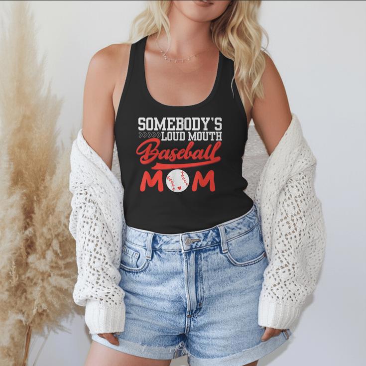 Somebody's Loud Mouth Baseball Mom Mama Flowy Tank Somebody's Loud Mouth Baseball Mom Mama Flowy Tank