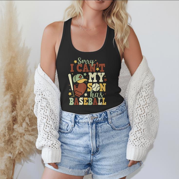 Sorry I Can't My Son Has Baseball Mother’s Day Baseball Mom Flowy Tank