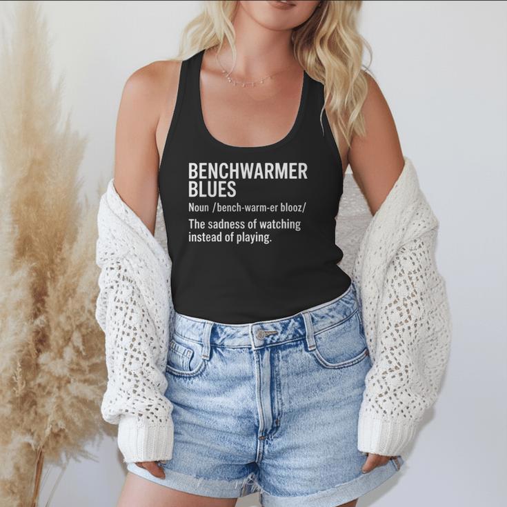 Sport Definition Baseball Soccer Benchwarmer Blues Flowy Tank