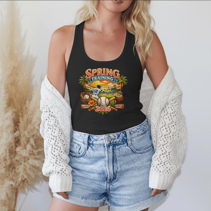 Spring Training 2026 Baseball Vintage Sunset Flowy Tank