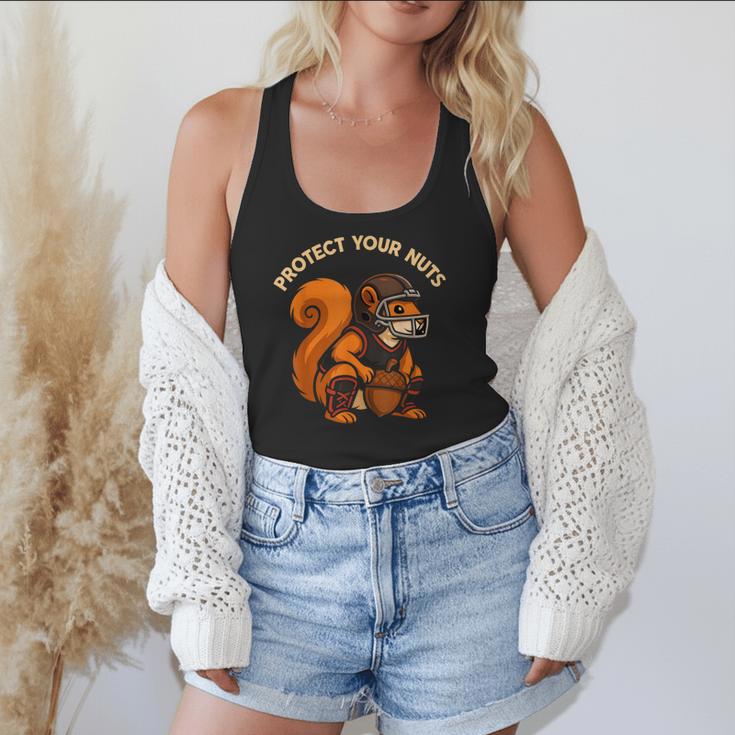 Squirell Baseball Catcher Player Joke Tee Protect Your Nuts Flowy Tank Squirell Baseball Catcher Player Joke Tee Protect Your Nuts Flowy Tank