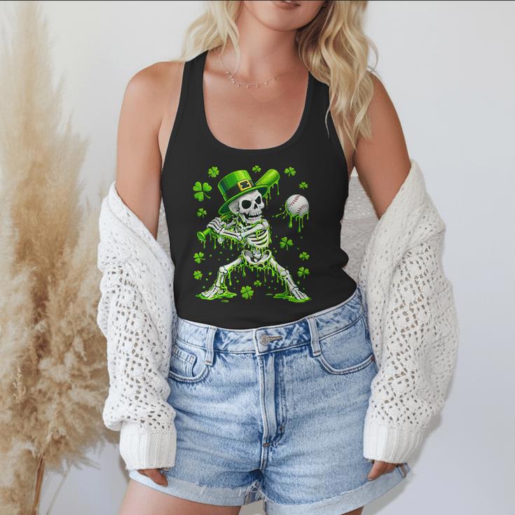 St Patricks Day Baseball Skeleton Irish Leprechaun Hat Boys Flowy Tank St Patricks Day Baseball Skeleton Irish Leprechaun Hat Boys Flowy Tank