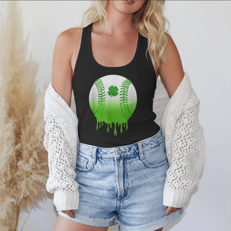 St Patricks Day Shamrock Baseball Irish Boys Kids Men Flowy Tank