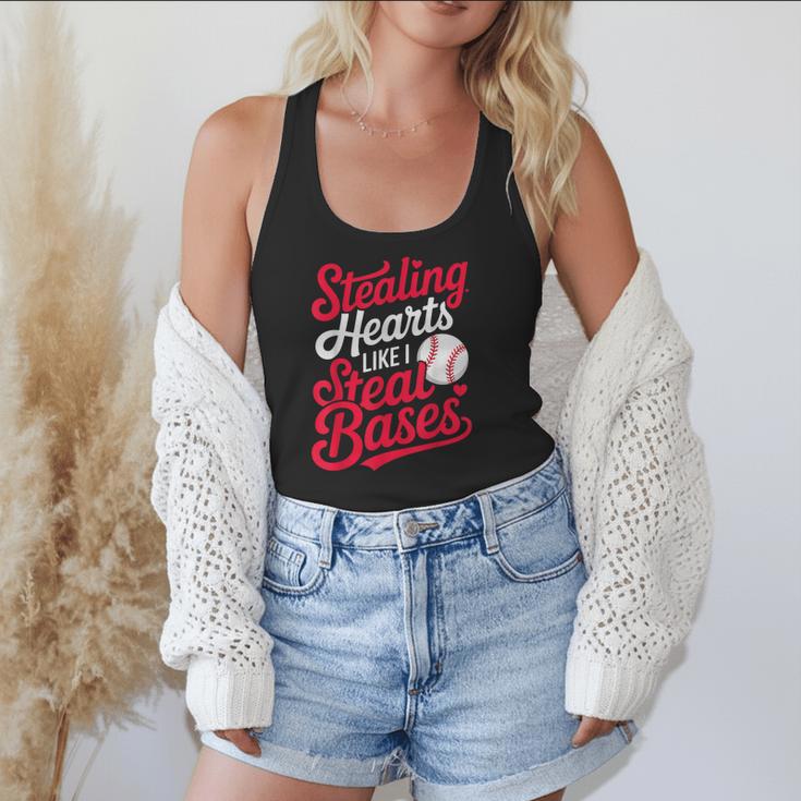 Stealing Hearts Like I Steal Bases Cute Baseball Boys Flowy Tank Stealing Hearts Like I Steal Bases Cute Baseball Boys Flowy Tank