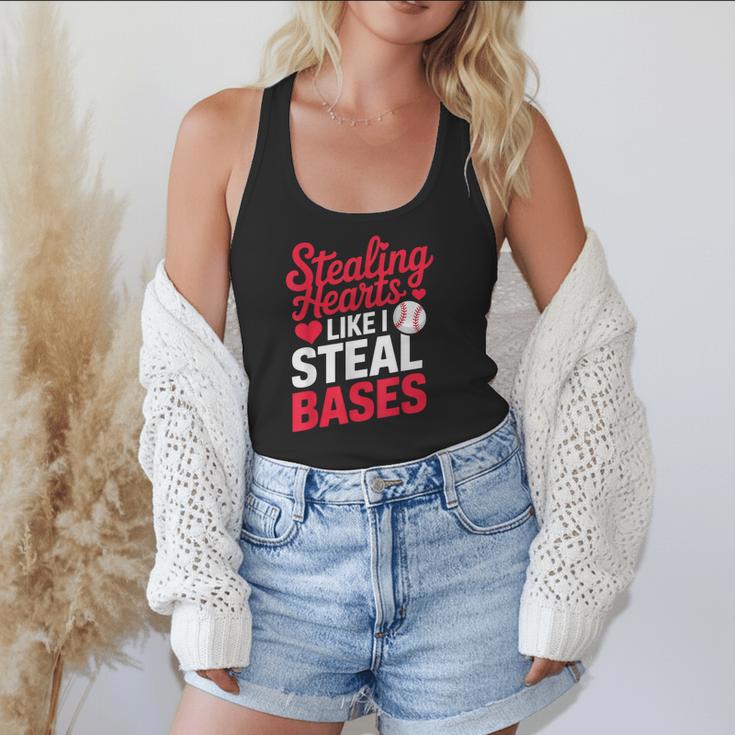 Stealing Hearts Like I Steal Bases Cute Baseball Valentine Flowy Tank Stealing Hearts Like I Steal Bases Cute Baseball Valentine Flowy Tank