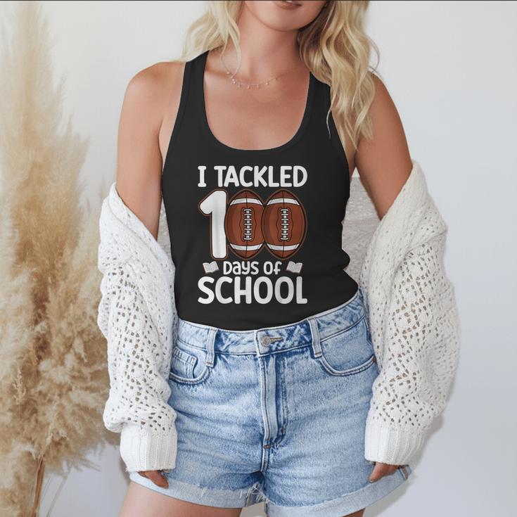 I Tackled 100 Days Of School Baseball Player Kids Teacher Flowy Tank I Tackled 100 Days Of School Baseball Player Kids Teacher Flowy Tank